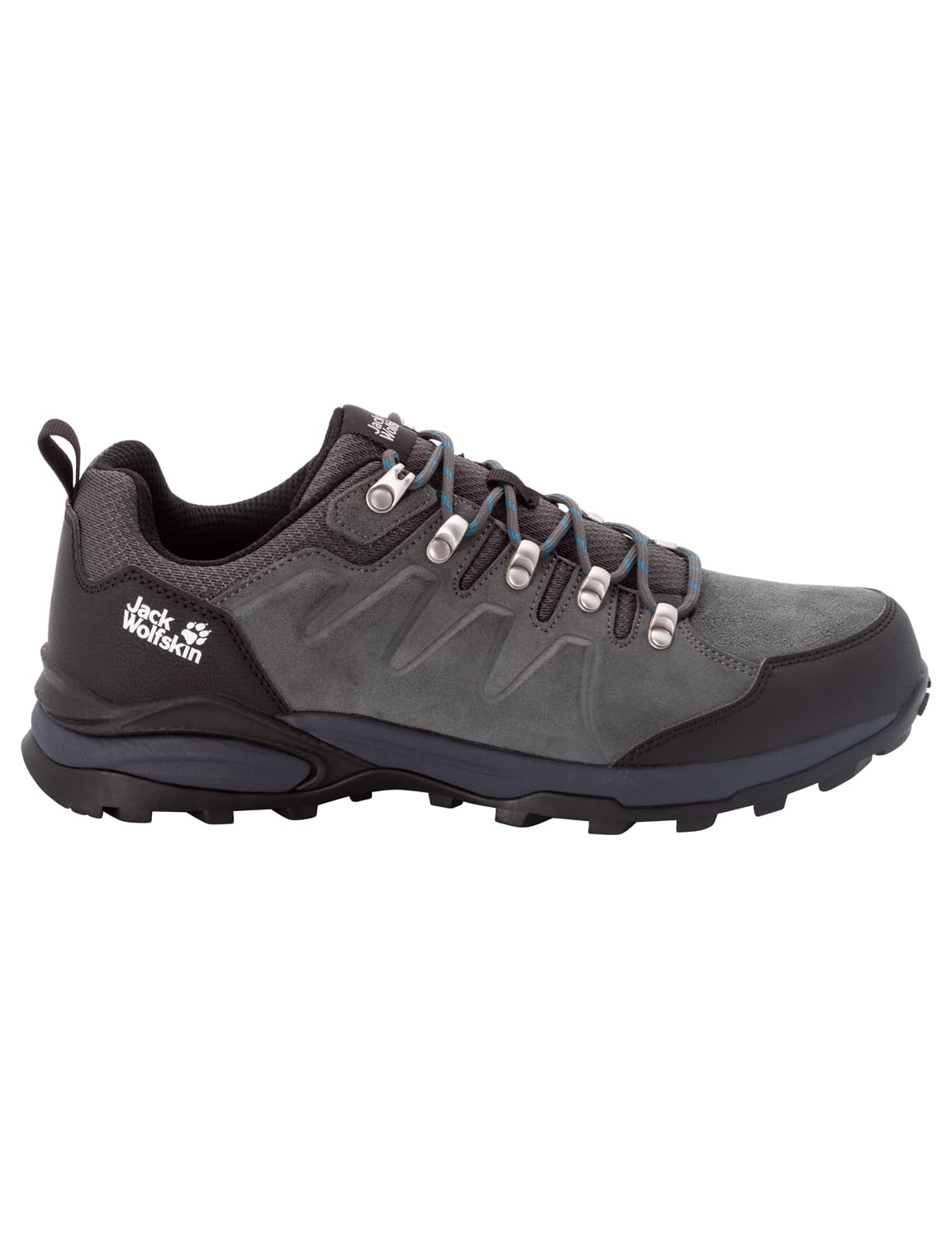 Jack Wolfskin Herren Refugio Texapore Low MWalking-Schuh 44 EU Grey Black Angebot bei HelloDeals