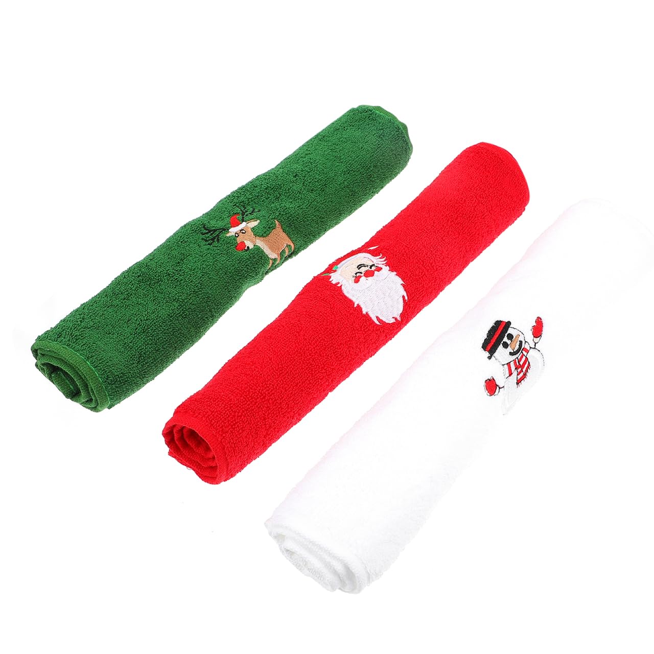 Garneck 3 Stück Weihnachtshandtuch Weihnachts Küchenhandtuch Dekorative Küchentücher Weihnachtstischtuch Weihnachtsdekoration Weihnachts Gästetuch Cartoon Handtuch Dekoratives Angebot bei HelloDeals