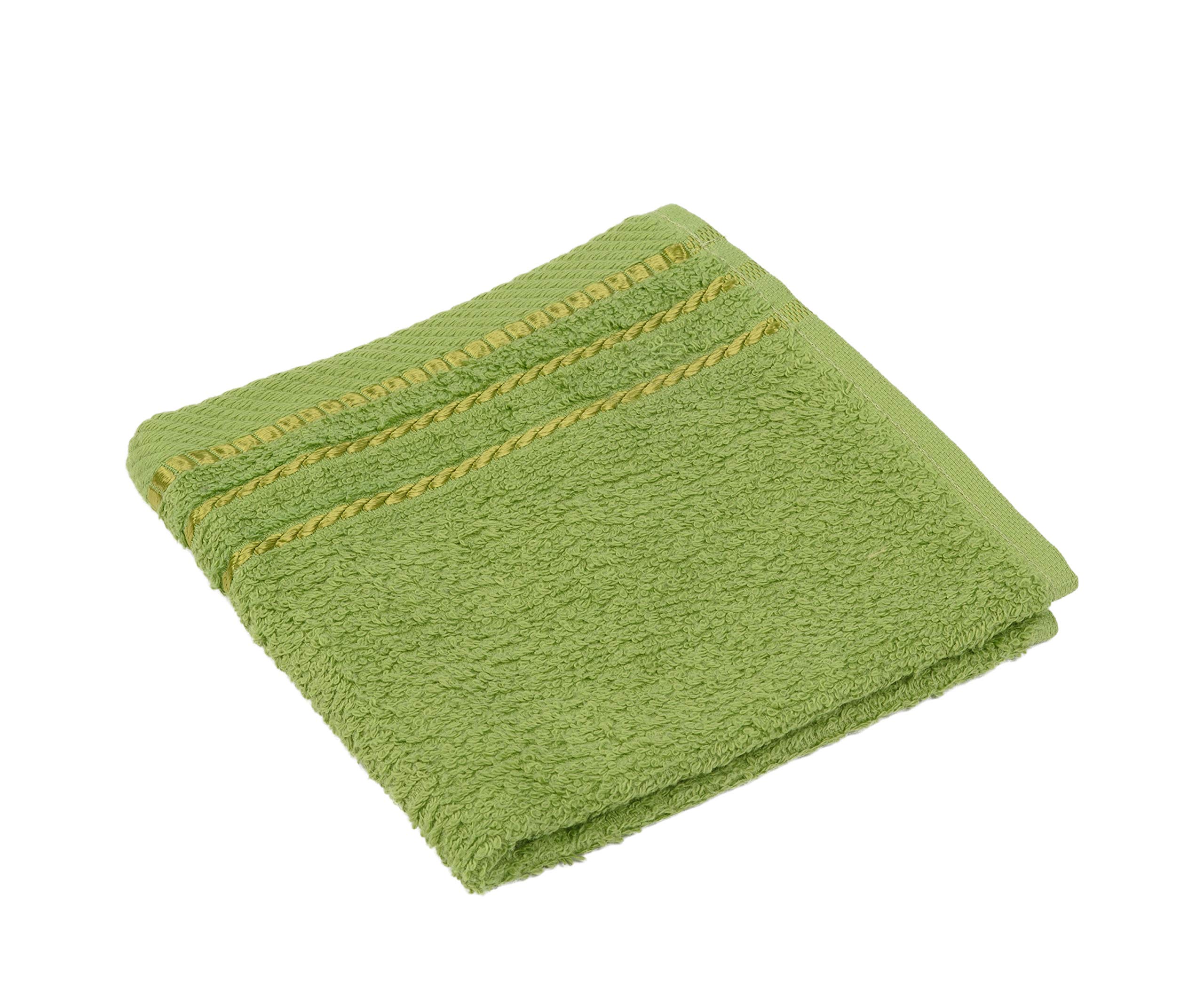 Gözze - Seiftuch-Set, 4er-Set, Berlin, 100% Baumwolle, 30 x 30 cm - Dunkelgrün Dunkelgrün 30 x 30 cm Angebot bei HelloDeals