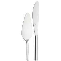 WMF Nuova Obst-/ Kuchenbesteck Set 2-teilig, Tortenmesser, Tortenheber, Cromargan Edelstahl poliert, spülmaschinengeeignet 2 count Obst-/Kuchenbesteck 2-teilig Single Angebot bei HelloDeals