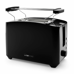 Clatronic® 2-Scheiben Toaster | Brötchenaufsatz | Auftaufunktion | Aufwärmfunktion | Liftfunktion | einstellbarer Bräunungsgrad | Krümelschublade | TA 3801 Schwarz Angebot bei HelloDeals