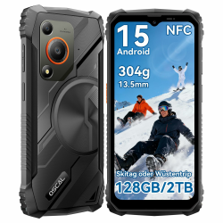 OSCAL Marine 1 Outdoor Handy Ohne Vertrag,12GB+128GB/2TB TF Outdoor Smartphone, Android15 Rugged Smartphone, 6.56" HD+ 90Hz, 16MP+8MP AI Kamera Baustellen Handy, Dual SIM/Face ID/GPS/NFC/IP68/I69K Angebot bei HelloDeals