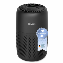 LEVOIT Luftreiniger mit Aromatherapie, Air Purifier für Schlafzimmer, 3-in-1 HEPA Aktivkohlefilter gegen Schimmel und Staub, Energieverbrauch 7W, leiser Betrieb, 3 Geschwindigkeiten, Core Mini Schwarz Schwarz Core Mini Angebot bei HelloDeals