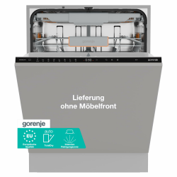 Gorenje GV16B Vollintegrierbar Geschirrspüler/60 cm/8 Programme/16 Maßgedecke/Europäische Qualität/Total AquaStop/TotalDry/Intensive Reinigungszone/BottleWash/FlexUse/Einbaumaße(BxHxT): 60× 82×55,5 cm vollintegriert, B, 9.5L Angebot bei HelloDeals