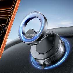 Miracase Vakuum Handyhalterung Auto für Magsafe Autohalterung [24 XN55 Magneten & Stärkster Gel ] 360° Drehbare faltbar Handyhalterung Magnet, KFZ Autohalterung für iPhone Alle Handys Angebot bei HelloDeals