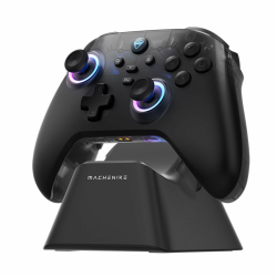 Machenike G3V2 Controller PC, Gamepad PC Wireless, 2 Einstellbare Hall Effekt Joystick, 2 Programmierbare Tasten, Bunte RGB-Lichter, für Switch/iOS/Android, 1000mAh Akku (Schwarz PE) Angebot bei HelloDeals