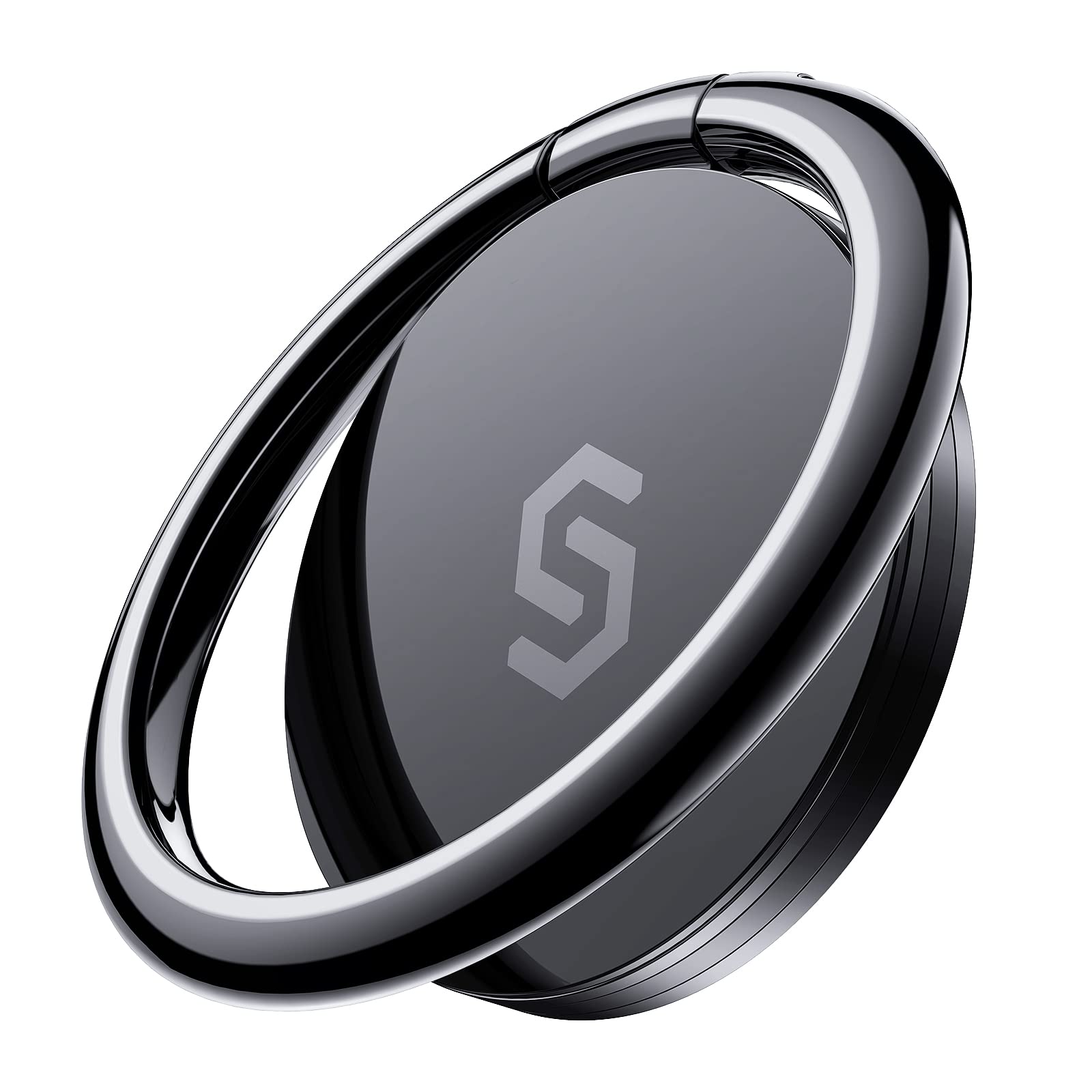 Syncwire Handy Ring Smartphone Fingerhalterung - 360 Grad Drehung Universal Ring Halterung Halter Ringhalter Handyhalterung für iPhone iPad Samsung Huawei und mehr - Schwarz Schwarz 1-Stück Angebot bei HelloDeals