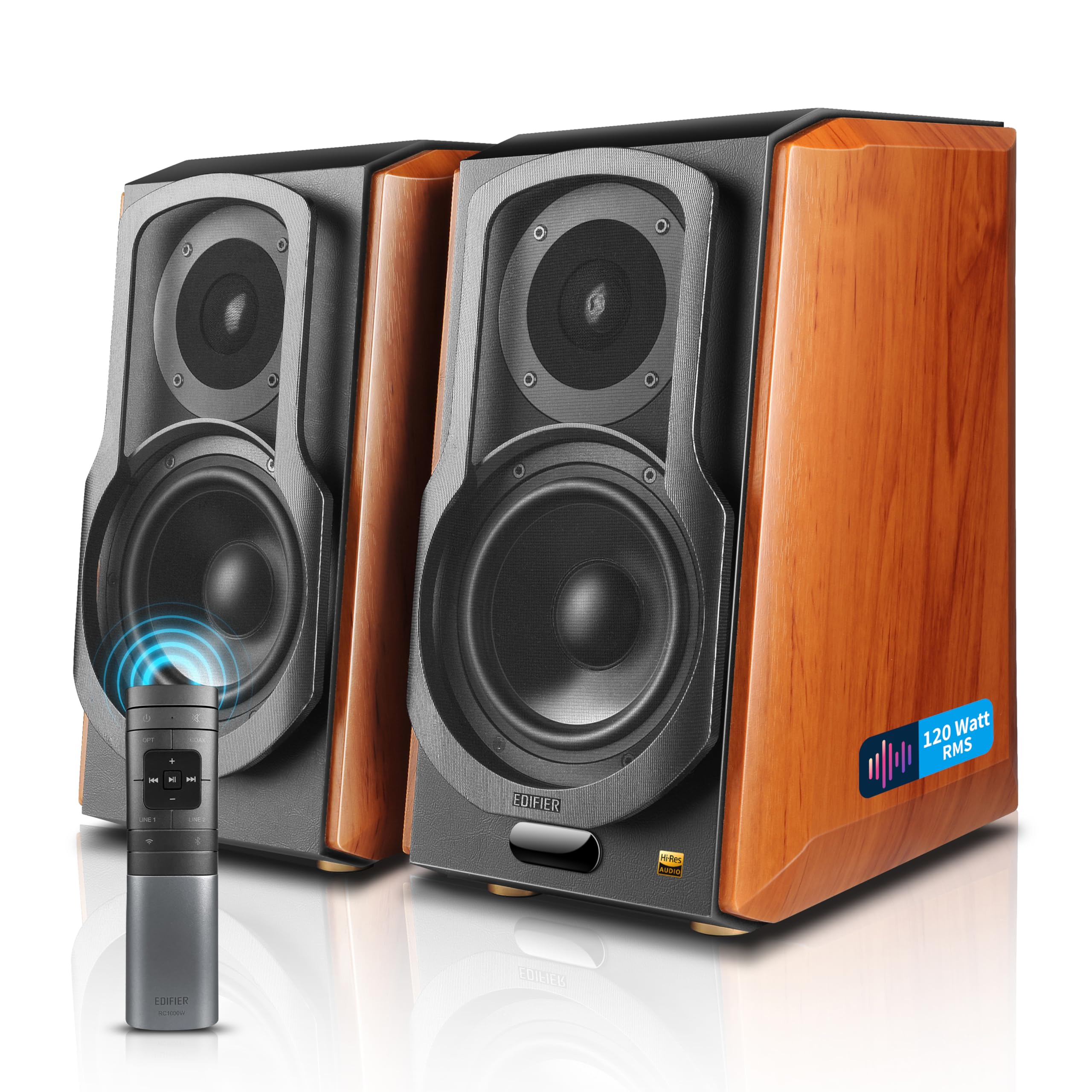 Edifier S1000W WiFi Lautsprecher mit Bluetooth, digitalen und analogen Eingängen Funktioniert mit Amazon Alexa, Apple AirPlay 2, Spotify, Tidal und noch mehr. Wifi – Multiroom Angebot bei HelloDeals