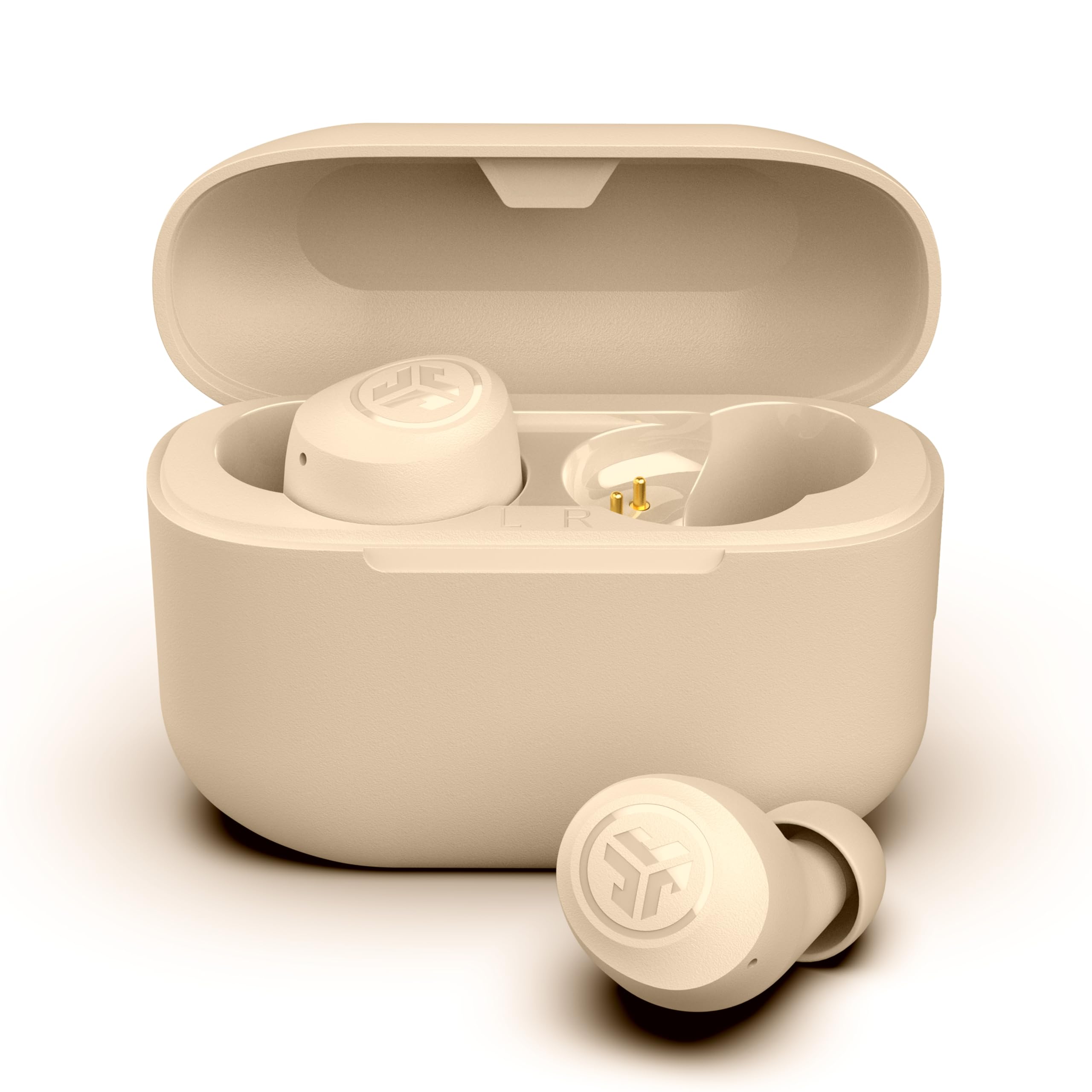 JLab Go Air Pop+ In Ear Kopfhörer kabellos Bluetooth, True Wireless Kopfhörer, 35+ Std. Headphones, kabellose Ohrhörer, Earbuds mit Mikrofon, USB-C Ladebox, Dual Connect, EQ3 Sound, Tone 155 Tone 155N POP+ Angebot bei HelloDeals