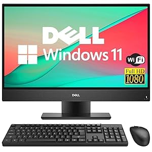 Dell OptiPlex 5260 All-in-One Desktop Computer, 21.5" FHD, Intel Core i5-8400, 8GB RAM, 256GB SSD, WiFi, Bluetooth, US QWERTY-Tastatur, Windows 11 Pro (Generalüberholt) Angebot bei HelloDeals