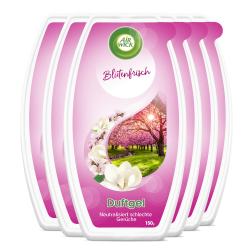 Air Wick Duftgel - Klassisches Duftgel mit reichhaltigem Duft nach zarten Blumen - Duft: Blütenfrisch - 6 x 150g 150 ml (6er Pack) Blütenfrisch Angebot bei HelloDeals