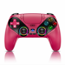 Lapezei RGB Wireless Controller for PS5/Slim/Pro/PC, Gamepad with Back Paddles, Speaker, Dual vibration, 6-Axis Sensor, Turbo, Macro, Touchpad & 3.5mm Audio Jack #Red Angebot bei HelloDeals