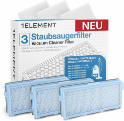 3 Filter für Miele Staubsauger [Compact C1 & C2, Complete C2 & C3, S8340] – 3 HEPA Filter und 3 Motorfilter für Allergiker gegen Feinstaub und Gerüche [S4000, S5000, S6000 & S8000 Series] 3 HEPA Filter + 3 Motorfilter Angebot bei HelloDeals