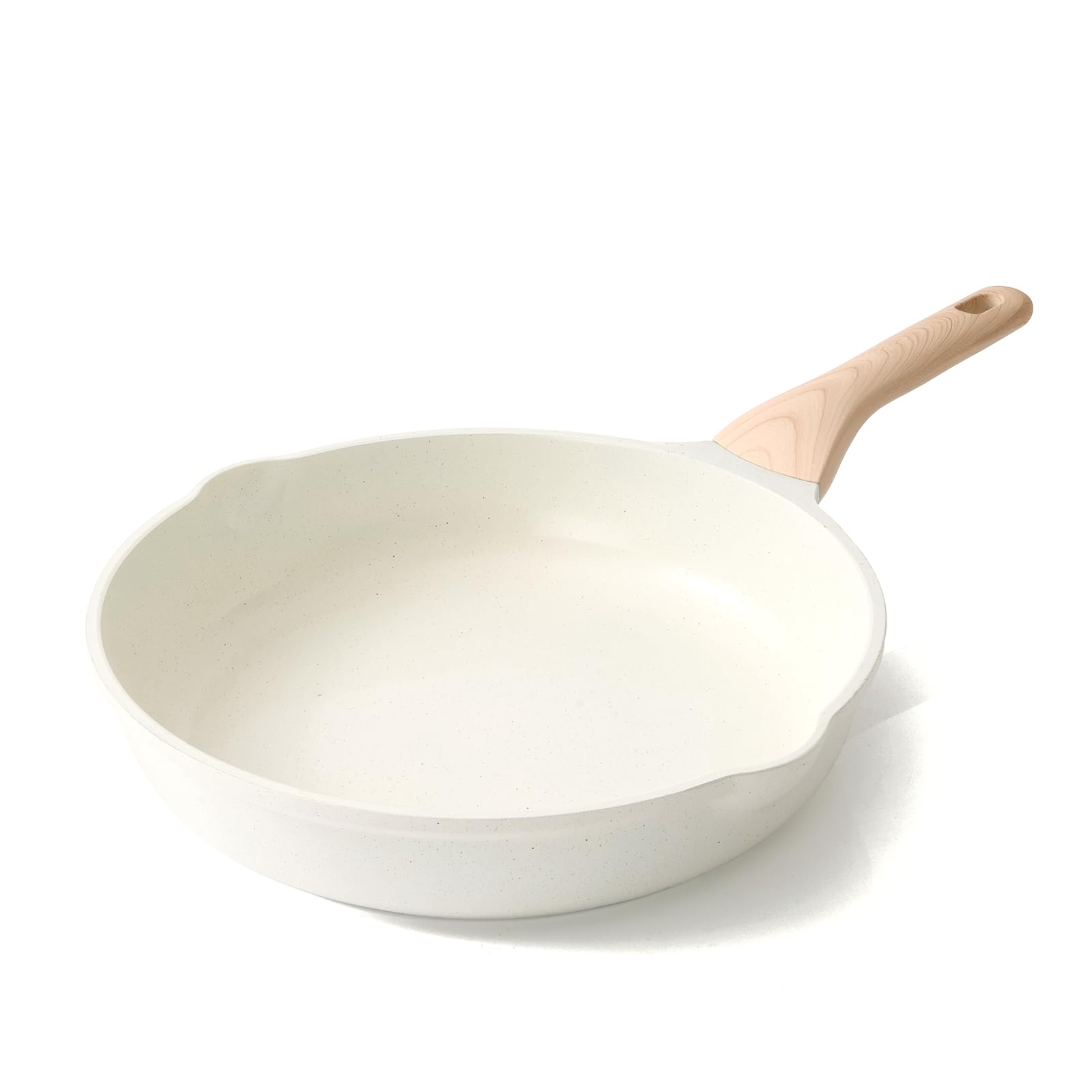 Kordisen Keramik Bratpfanne 32 cm Induktion, Antihaft Keramik Pfanne, Gesund und Ungiftig, PFOA und PFAS frei Keramik Weiß-32 cm Angebot bei HelloDeals