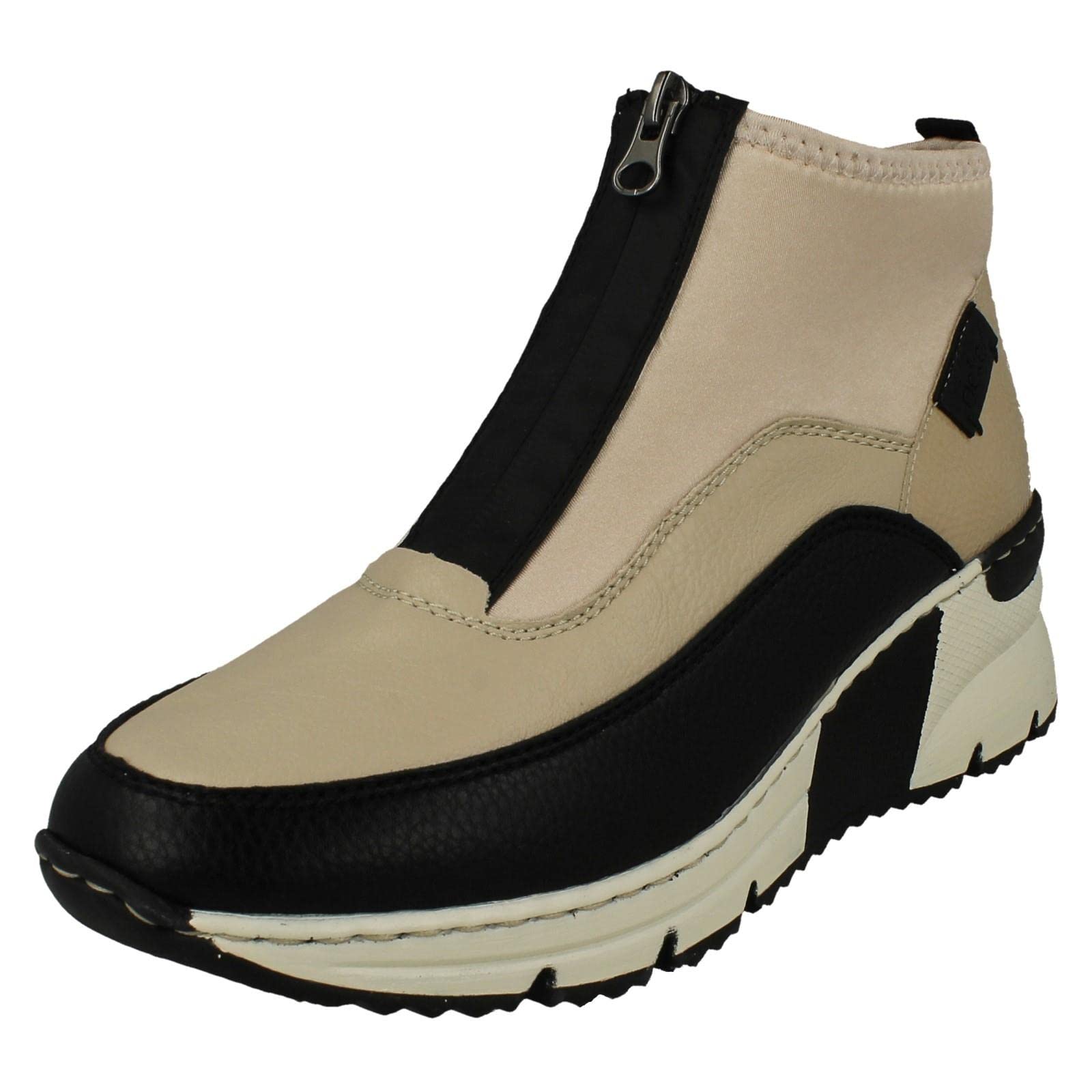 Rieker Damen Klassische Stiefeletten Y17R2, Frauen Stiefeletten 38 EU Beige Angebot bei HelloDeals