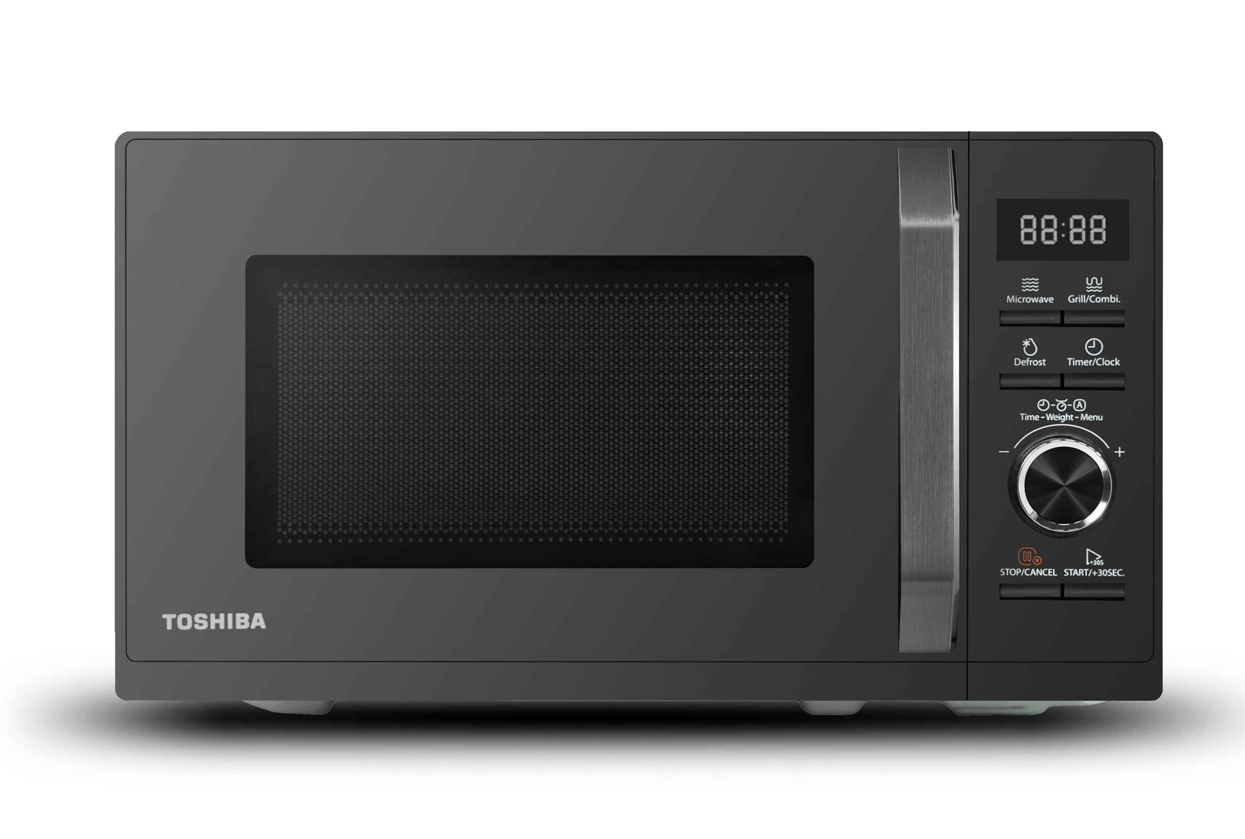 Toshiba MW3-AG20PE(BK) Mikrowellen mit Grill 20L 3-in-1 Mikrowellenherd, Chef-Abtauung, Mikrowelle, Grill, Kombi, 5 Leistungsstufen, 8 Automatikprogrammen, Einfacher Reinigung, Schwarz 20L Grill Schwarz Angebot bei HelloDeals