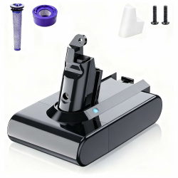 Verbessert 6000 mAh / 6,0 Ah V6 Ersatzakku für Dyson V6 Akku Kompatibel mit DC62 DC58 DC61 DC59 Animal DC74 DC72 SV03 SV05 SV06 SV07 SV09 Handstaubsauger V6-Batterieanzeige-unspezifiziert AKKU Angebot bei HelloDeals