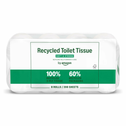 by Amazon ECO Toilettenpapier, 3-lagig 100% Recycelt, 8 Rollen (8 Rollen, 1-er Pack) 200 Blätter pro Rolle, FSC-Zertifiziert 8 Rolle (1er Pack) Angebot bei HelloDeals