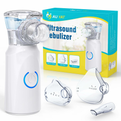 Inhalationsgerät Maschine für Erwachsene, Wiederaufladbare Tragbare Inhaliergeräte für Erwachsene und Kinder, Leise Inhalator für Kinder Bright White Angebot bei HelloDeals
