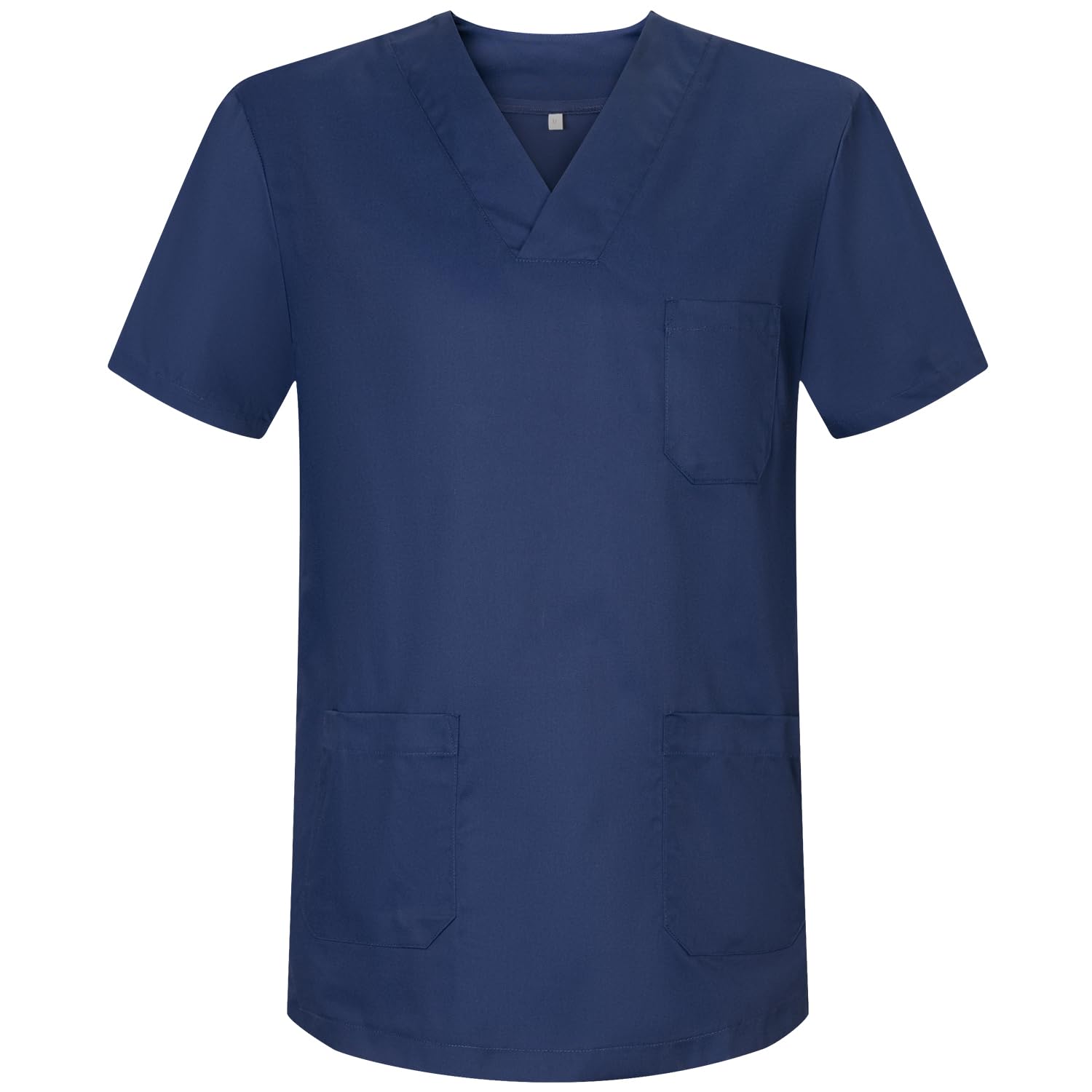 MISEMIYA - Medizinische Uniformen Unisex Top Krankenschwester Krankenhaus Berufskleidung M Marineblau Angebot bei HelloDeals