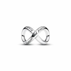 Pandora Moments Anhänger Ewigkeit, Scheibe und Herz, Sterlingsilber, mit klarem Cubic Zirkonia silber Modern Angebot bei HelloDeals