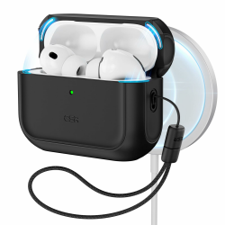 ESR Hülle für AirPods Pro 3, kompatibel mit AirPods Pro 3. Generation (2025), MagSafe-kompatibel, Vollschutz-Hülle mit Handschlaufe, Schwarz AirPods Pro 3(2025) Schwarz Angebot bei HelloDeals