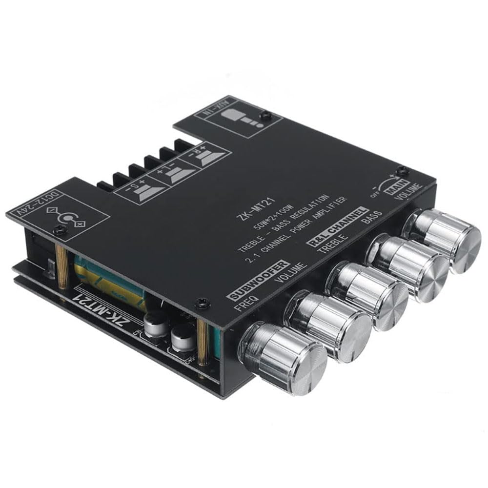 Audio-Verstärkermodul ZK-MT21 2,1-K Bluetooth Digital Leistungsverstärker-Platine Angebot bei HelloDeals