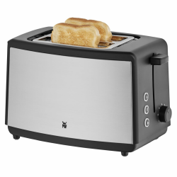WMF Bueno Edition Toaster 2 Scheiben Edelstahl, Doppelschlitz Toaster mit Brötchenaufsatz, 2 Scheiben, 7 Bräunungsstufen, 800 W, edelstahl matt Doppelschlitz - 7 Stufen Angebot bei HelloDeals