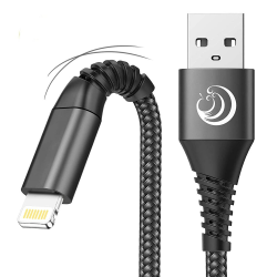 iPhone Ladekabel,Lightning Kabel [2Pack 2M+1M] iPhone Schnellladekabel MFi Zertifiziert iPhone Kabel Nylon Fast USB Ladekabel für iPhone 14 Pro 13 Pro Max 12 11 XS Max XR X 8 7 6 6s Plus SE 2020 Schwarz Angebot bei HelloDeals