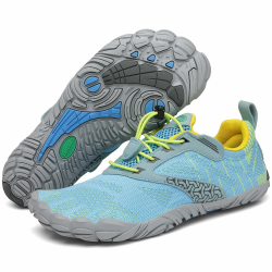 SAGUARO Unisex Barfußschuhe Damen Minimalistische Fitnessschuhe Herren Outdoor Wanderschuhe Traillaufschuhe Gr.36-48 40 EU Türkis Angebot bei HelloDeals