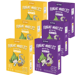 Premium Konjak Nudeln aus Thailand Vegan Glutenfrei-240gx 6er Box(12 pack), Elf-Family Shirataki Nudeln Instant Nudeln Pasta/Keto/Low Carb/Kalorienarme/Zuckerfrei -Spaghetti & Fettuccine A: 6er Spaghetti&Fettuccine Angebot bei HelloDeals