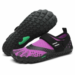 SAGUARO Barfußschuhe Herren Damen Outdoor Sport Fitnessschuhe Traillaufschuhe Gr.35-48 39 EU Violett Angebot bei HelloDeals