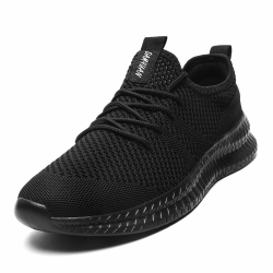 Tvtaop Schuhe Herren Laufschuhe Sportschuhe StraßEnlaufschuhe Sneaker Turnschuhe Trainer Walkingschuhe Joggingschuhe Traillauf Fitness Schuhe 44 EU A Black Angebot bei HelloDeals