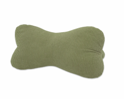 Leseknochen, Lesekissen, Nackenrolle Nackenkissen aus Cord,Stützkissen, Reisekissen mit Struktur,Formkissen,Buchauflage, Flexible Stütze für Bücher, E-Books oder Tablets-18x35cm (Oliv Cord) Angebot bei HelloDeals