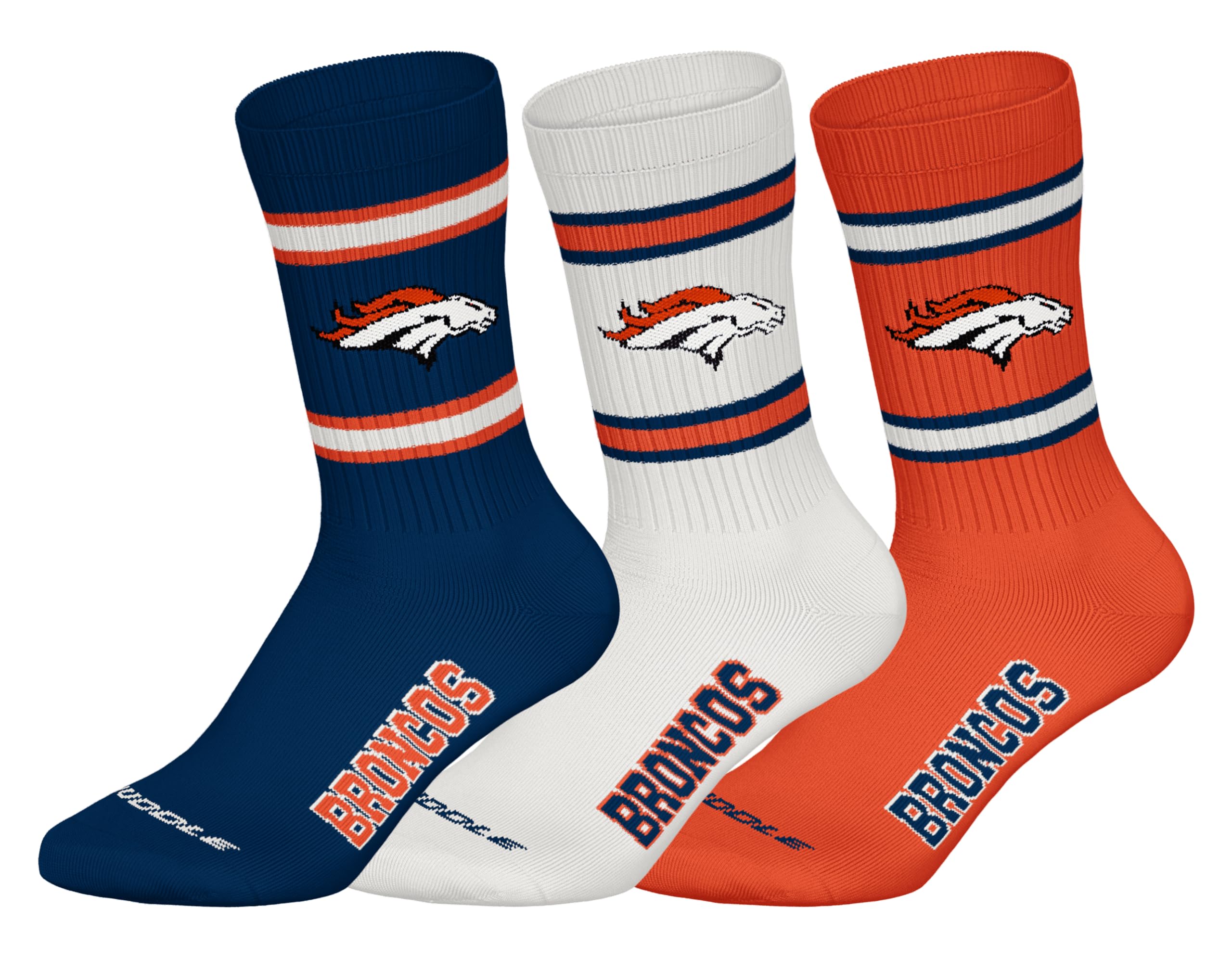 NFL Unisex Socks 39-42 Navy-White-Orange Angebot bei HelloDeals
