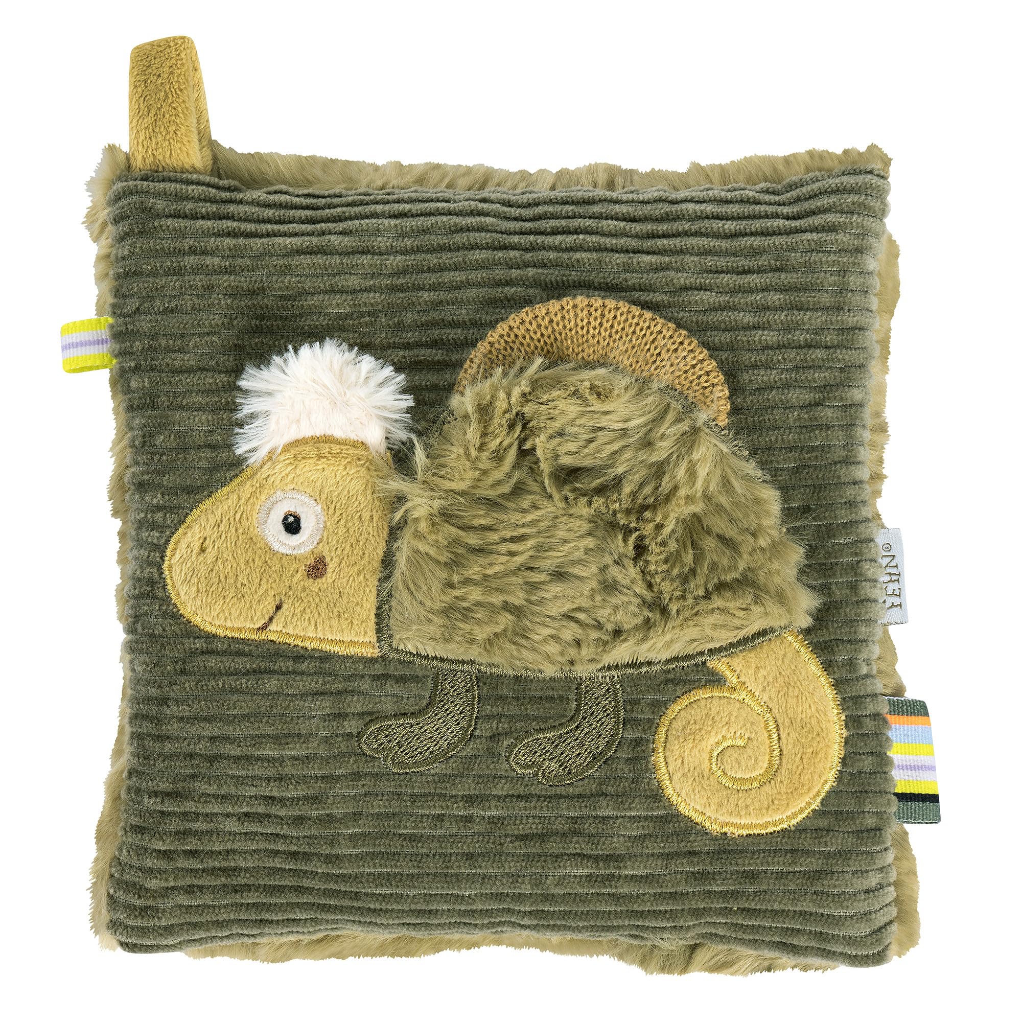 Fehn Kirschkernkissen Chamäleon – Kuschelkissen mit entnehmbarem Wärme-/ Kältesäckchen für Babys und Kleinkinder Angebot bei HelloDeals