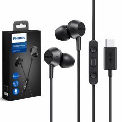 Philips E1105BK HiFi In-Ear Kopfhörer mit Lautstärkeregler schwarz Angebot bei HelloDeals