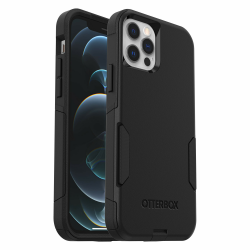 OtterBox Commuter Hülle für iPhone 12 / iPhone 12 Pro, sturzsicher, schützende Hülle, 3X getestet nach Militärstandard, antimikrobieller Schutz, Schwarz, Keine Einzelhandelsverpackung Angebot bei HelloDeals