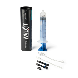 MilKit Compact Tubeless Ventilsystem - Mess-und Nachfüllspritze 60ml - Zwei Patentierte Tubelessventile - Presta Ventilherzwerkzeug - Swiss Engineered - Made in Germany 1.8" x 1.8"-1.8" Angebot bei HelloDeals