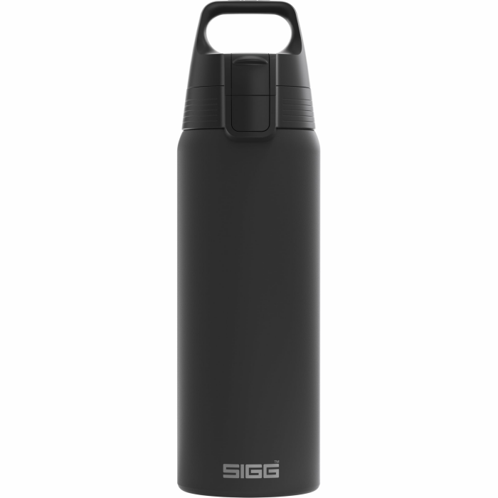 Sigg - Edelstahl Trinkflasche - Shield ONE - Für Kohlensäurehaltige Getränke Geeignet - Auslaufsicher - Federleicht - BPA-frei - Outdoor & Fitness - 750ML / 1L / 1.5L Schwarz 0.75 L Angebot bei HelloDeals