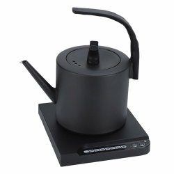 Schwanenhals Wasserkocher, Edelstahl Temperaturregelung, Gooseneck Kettle für Coffee Tea Brewing, 1000W Wasserkocher mit Temperatureinstellung, 1L, 304 Edelstahl, Schwarz Angebot bei HelloDeals