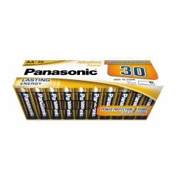 Panasonic, AA batterien, 30 Stück, Mignon, LR6, 1.5V, Auslaufschutz, 7 Jahre bei Lagerung, am besten für Fernbedienungen, Waagen, Uhren, langlebige, verlässliche Energie 30 Stück AA Angebot bei HelloDeals
