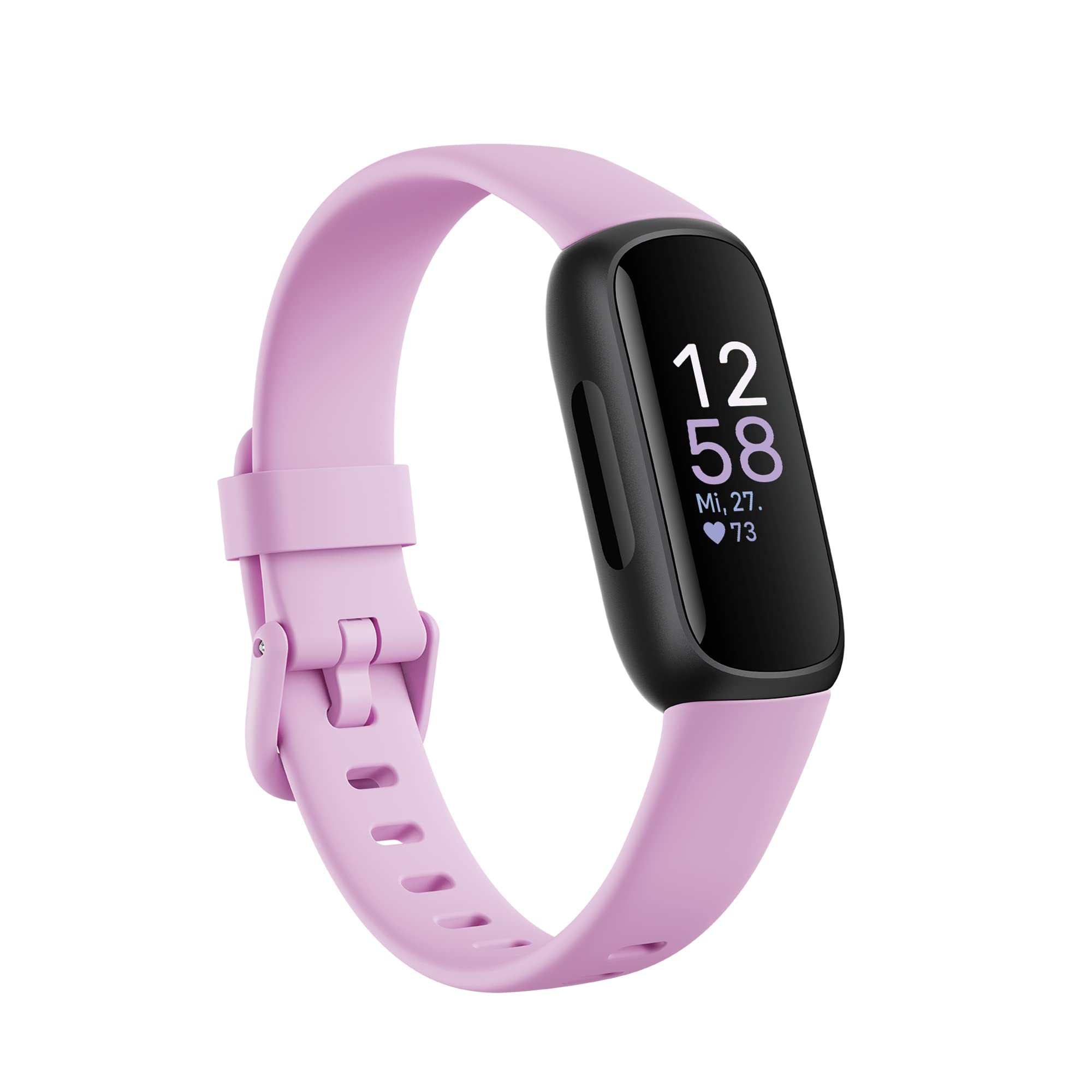 Google Fitbit Inspire 3 – Gesundheits- & Fitness-Tracker Damen / Herren - Herzfrequenzmessung, Stressmanagement, Schlafanalyse & bis zu 10 Tage Akkulaufzeit – Fitnessuhr kompatibel mit Android/iOS Fliedertraum Angebot bei HelloDeals