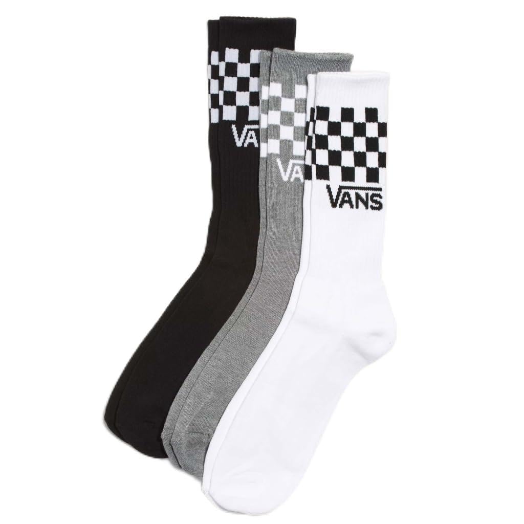 Vans Unisex Classic Check Crew Socken S schwarz / weiß Angebot bei HelloDeals