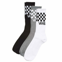 Vans Unisex Classic Check Crew Socken S schwarz / weiß Angebot bei HelloDeals