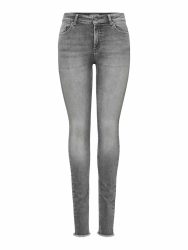 ONLY Female Skinny Jeans ONLBLUSH Mittlere Taille Skinny Fit Knöchellang Jeans M / 32L Grey Denim Angebot bei HelloDeals