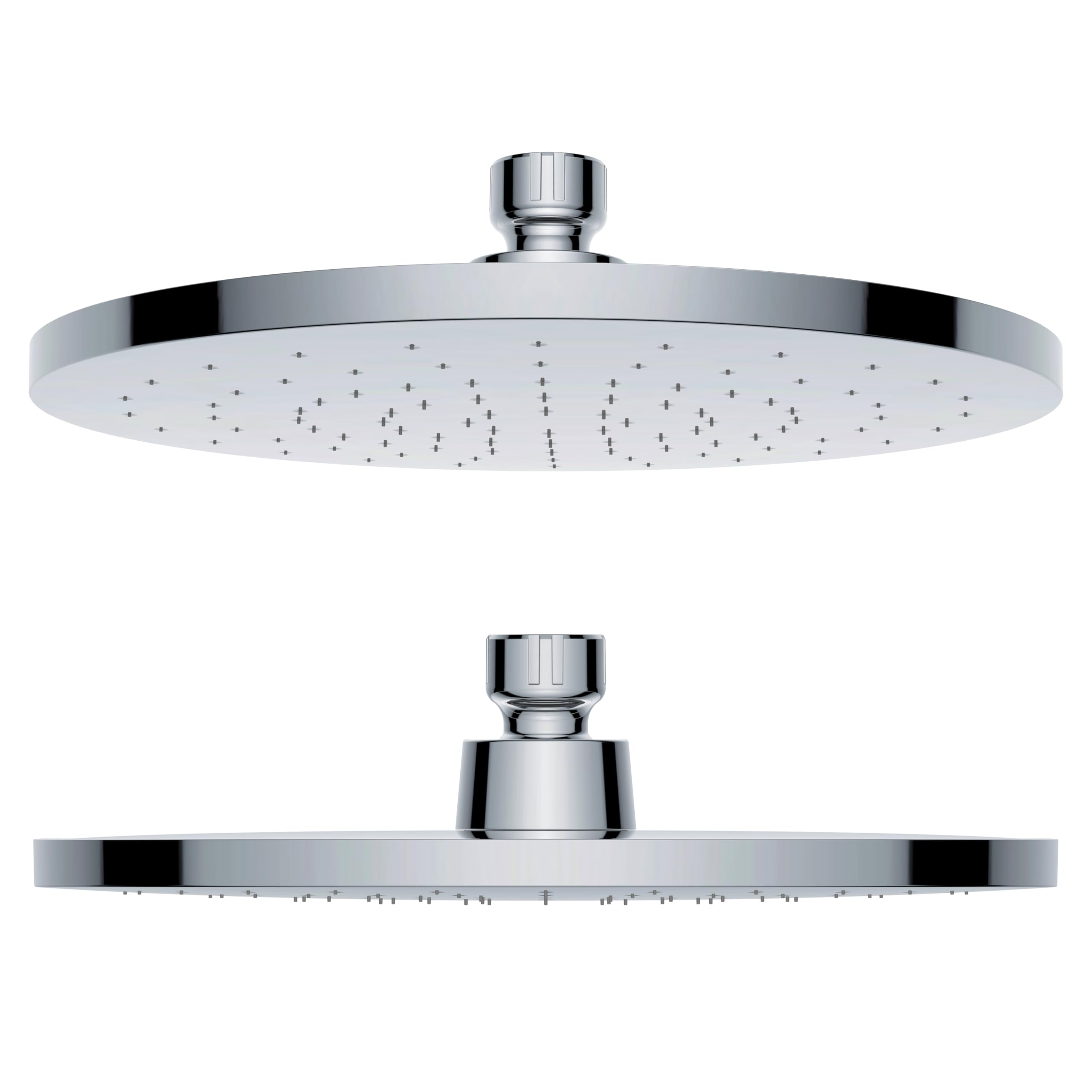 Regendusche [Duschkopf & Selbstreinigung] – Kalkfreie & Rostfreie Regenwalddusche | Wellness-Regenbrause (verchromt, rund) Chrom Rund Angebot bei HelloDeals