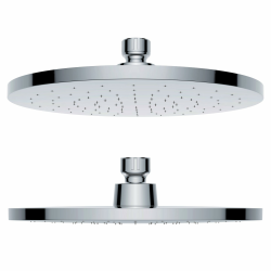 Regendusche [Duschkopf & Selbstreinigung] – Kalkfreie & Rostfreie Regenwalddusche | Wellness-Regenbrause (verchromt, rund) Chrom Rund Angebot bei HelloDeals