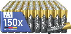 VARTA Batterien AA, 150 Stück, Power on Demand, Alkaline, 1,5V, Vorratspack, smart, flexibel, leistungsstark, ideal für Computerzubehör, Smart Home Geräte, Made in Germany AA 150 Stück Angebot bei HelloDeals