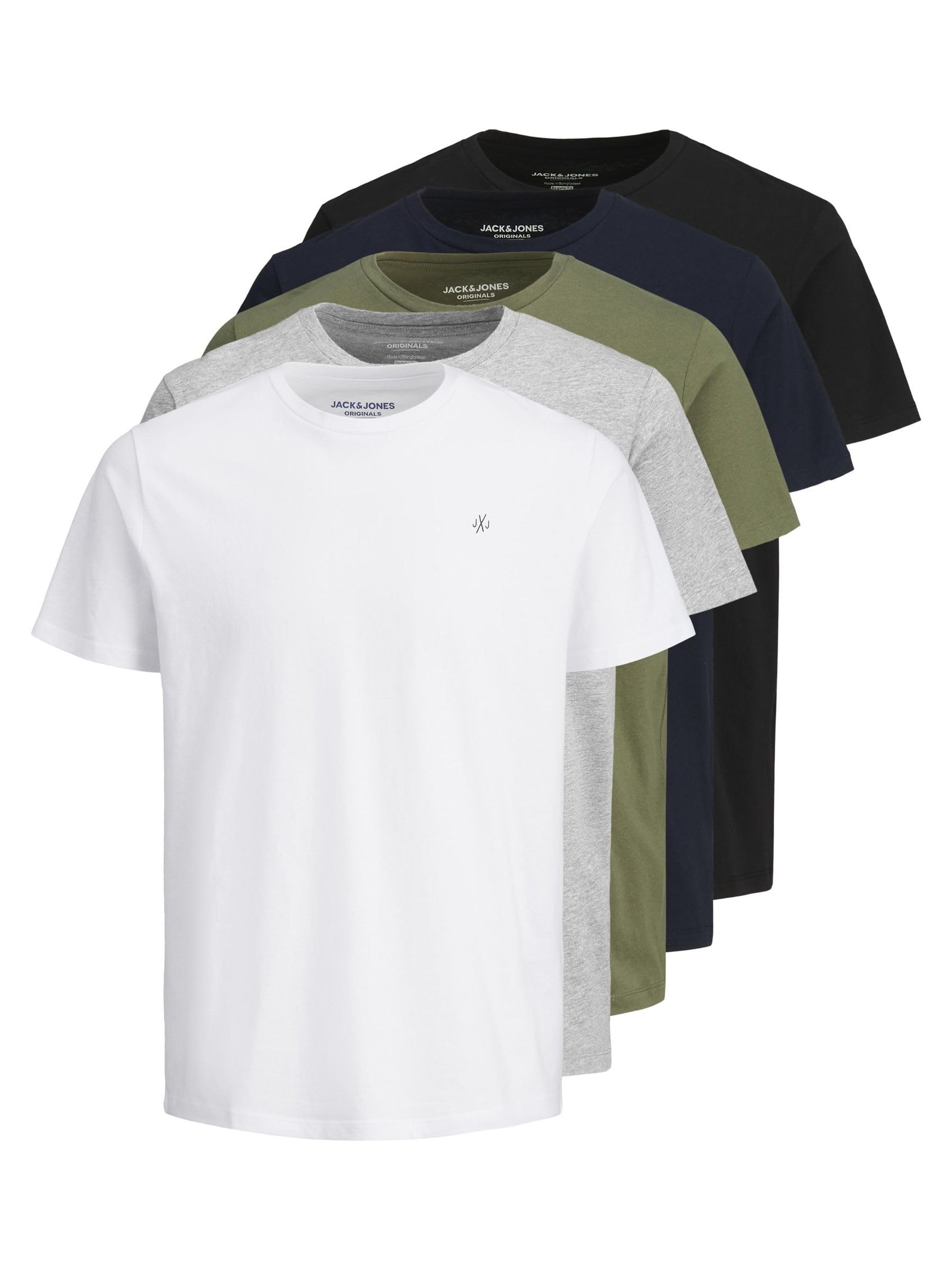 JACK & JONES Male T-Shirt Logo T-Shirt XL Weiß Angebot bei HelloDeals